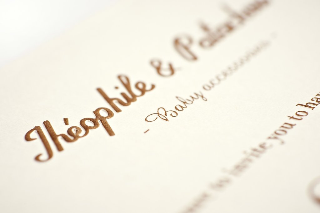 Invitations Théophile & Patachou